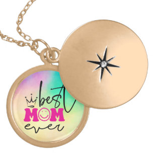 Best Mom Ever Mother's Day Design-63344 Gold Plated Necklace