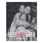 Best Mom Ever Mother's Day Faux Canvas Print Best Mom Ever Mother's Day Faux Canvas Print