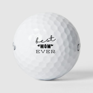 'Best Mom Ever' Mother's Day Fun Birthday Gift Golf Balls