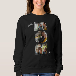 Best Mom Ever Mother's Day Gift 3 Photo Cutout Sweatshirt