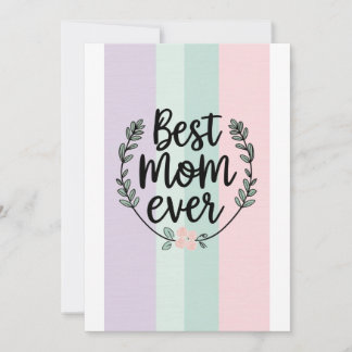 Best Mom Ever,mothers day gift card 