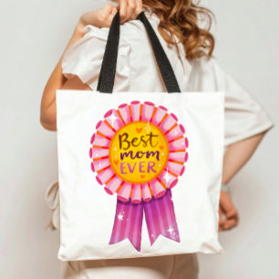 Best Mom Ever Mothers Day Gift Funny Modern Cute Tote Bag