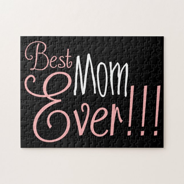 Best Mom Ever!!! Mother's Day Jigsaw Puzzle (Horizontal)