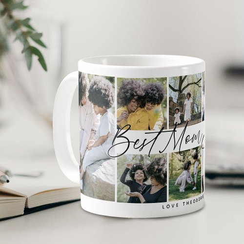 Best Mom Ever Mothers Day Keepsake Photo Collage Coffee Mug
