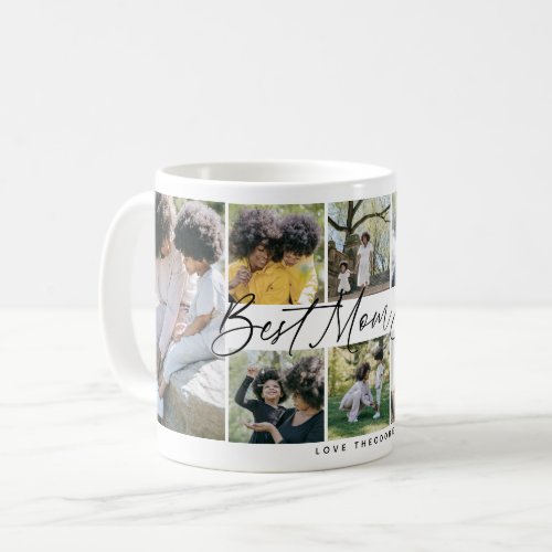 Best Mom Ever Mothers Day Keepsake Photo Collage Coffee Mug