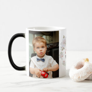 Best MOM Ever Mother's Day Kid Pet Photo Collage Color Morph Mug