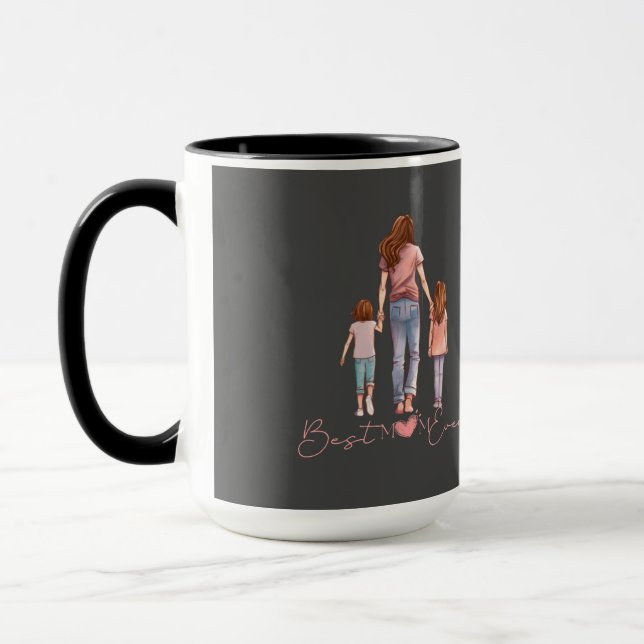 Best Mom Ever | Mothers Day | Mom Life | Mom Love  Mug (Left)