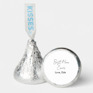 best mom ever mothers day name date simple minimal hershey®'s kisses®