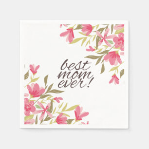 Best Mom Ever Mother's Day Napkin