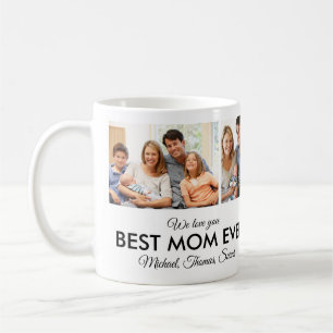 Best Mom Ever Mothers Day Photo Collage Coffee Mug
