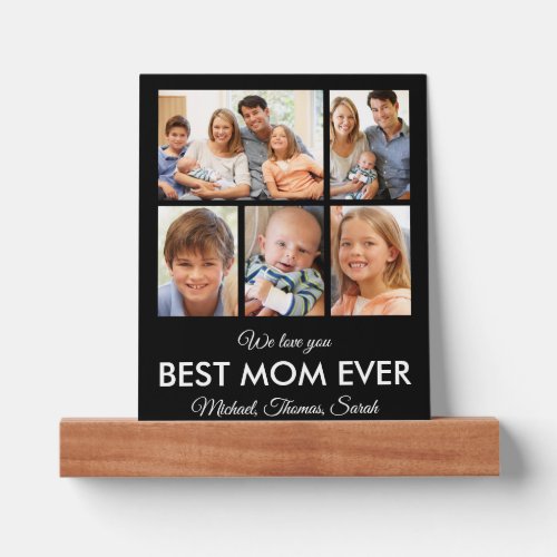Best Mom Ever Mothers Day Photo Collage Picture Ledge