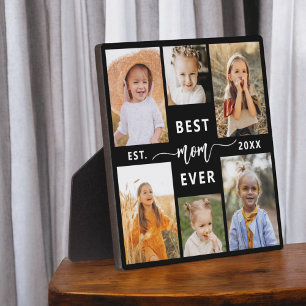 Best Mom Ever - Mother's Day Photo Collage Plaque