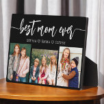 Best Mom Ever - Mother's Day Photo Collage Plaque<br><div class="desc">Celebrate your mom with the "Best Mom Ever" Mother's Day Photo Collage Plaque. This personalized plaque features a beautifully arranged collage of cherished photos, capturing special moments and memories. The heartfelt message "Best Mom Ever" adds a loving touch. Crafted from high-quality materials with a sleek finish, it's perfect for displaying...</div>