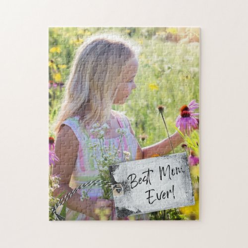 Best Mom Ever Mothers Day Photo Jigsaw Puzzle