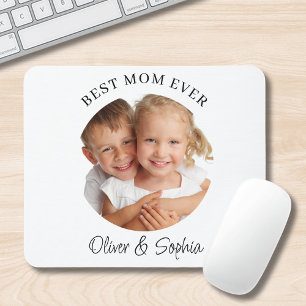 Best Mom Ever Mother's Day Photo  Mouse Pad