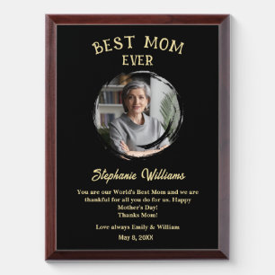  Best Mom Ever  Mother's Day Photo Personalize Award Plaque