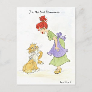 Best Mom ever Mother's Day Postcard