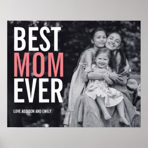 Best Mom Ever Mother's Day Poster Sign