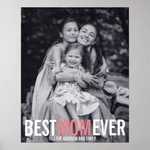 Best Mom Ever Mother's Day Poster Sign