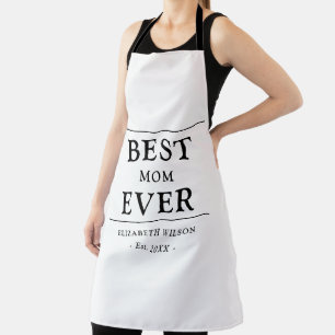 Best Mom Ever Mothers Gift Apron