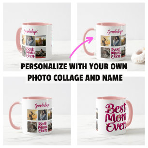 Best Mom Ever Mother's Photo Collage Coffee Mug