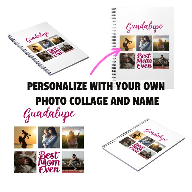 Best Mom Ever Mother's Photo Collage Notebook (Best Mom Ever Mother's Photo Collage Notebook)