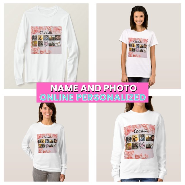 Best Mom Ever Mother's Photo Collage T-Shirt (Best Mom Ever Mother's Photo Collage T-Shirt
)