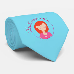 Best mom ever! neck tie