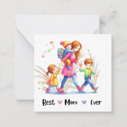 Best mom ever  note card