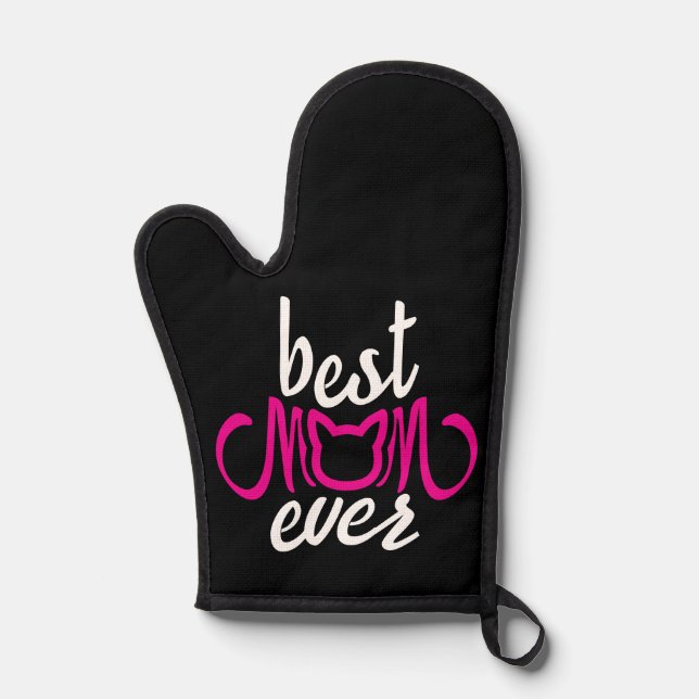 Best Mom Ever Oven Mitt (Front)