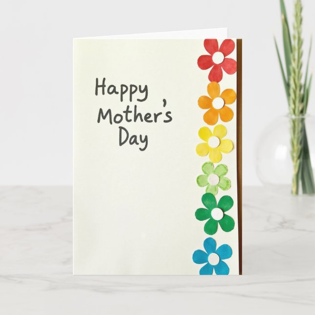 Best Mom Ever Paper Cut Card (Front)