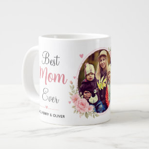 Best Mom Ever Personalised Photo  Giant Coffee Mug