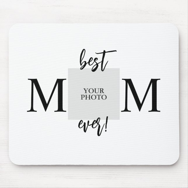 Best Mom Ever Personalized Mother's Day Mouse Pad (Front)