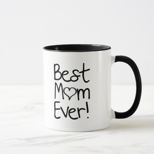 Best Mom Ever! Personalized Mug (Right)