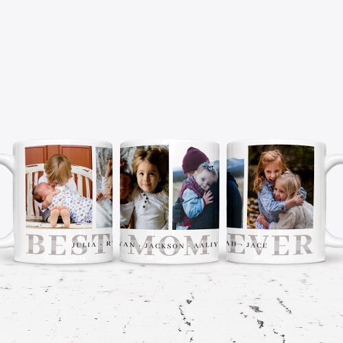 Best Mom Ever Personalized Photo Mug