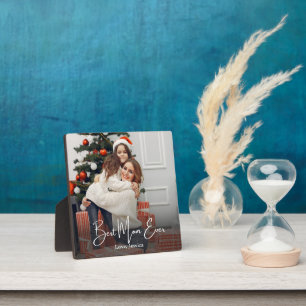 Best Mom Ever Personalized Photo Plaque