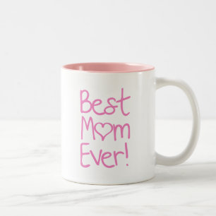 Best Mom Ever! Personalized Two-Tone Coffee Mug