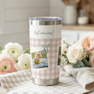 Best Mom Ever Photo Collage Insulated Tumbler