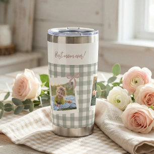Best Mom Ever Photo Collage Insulated Tumbler