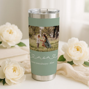 Best Mom Ever Photo Collage Insulated Tumbler