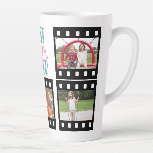 Best Mom Ever Photo Collage Latte Mug