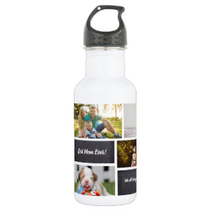 Best mom ever photo collage Mother’s Day Stainless Steel Water Bottle