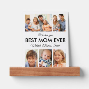 Best Mom Ever Photo Collage Mothers Day Picture Ledge