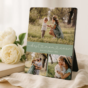 Best Mom Ever Photo Collage Plaque