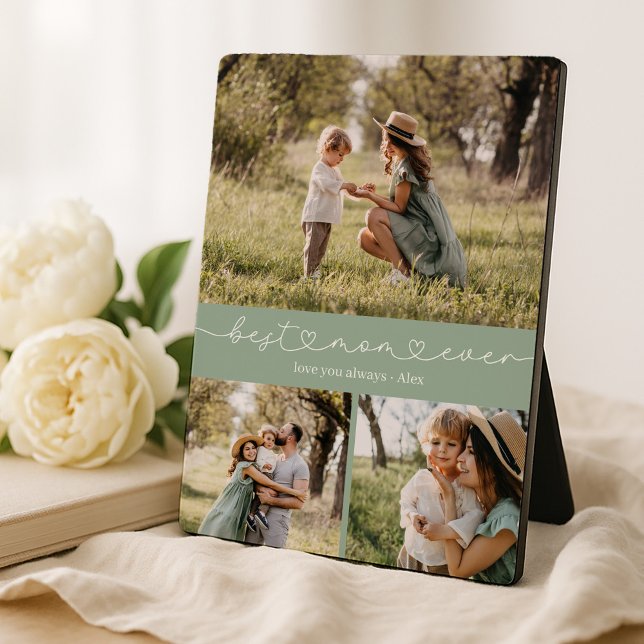 Best Mom Ever Photo Collage Plaque (Creator Uploaded)