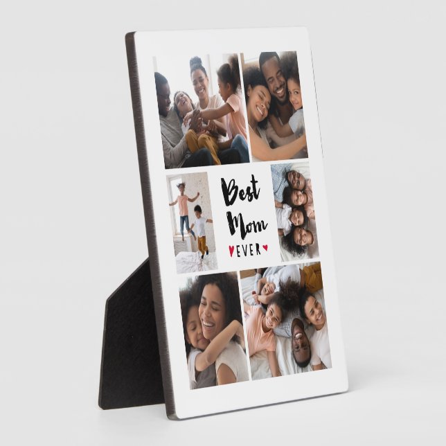 Best Mom Ever Photo Collage Plaque (Side)