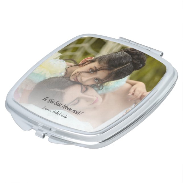 Best Mom Ever Photo Compact Mirror (Turned)