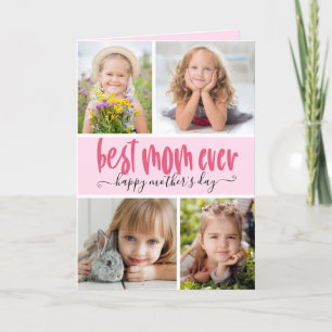 Best Mom Ever Photo Mother's Day Card