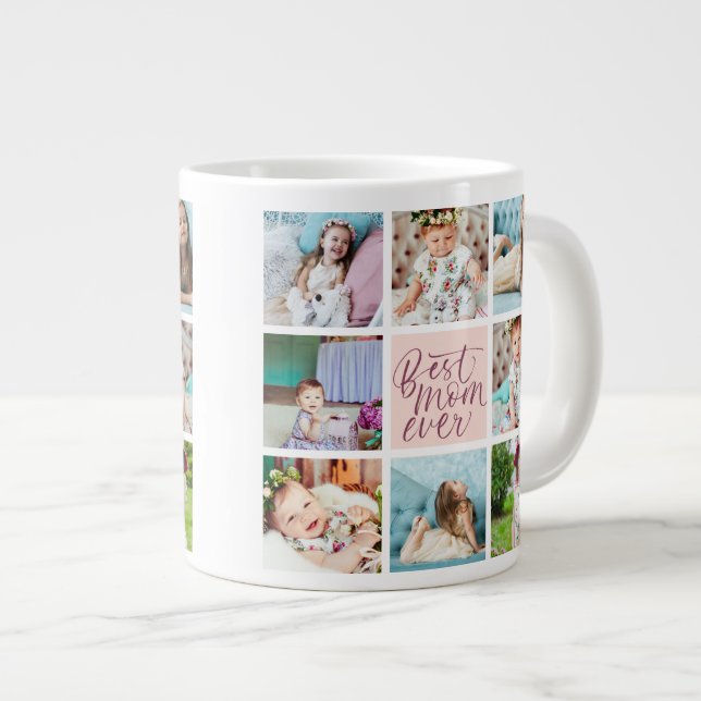 Best Mom Ever Photo Mug Mothers Day Mug (Front Right)