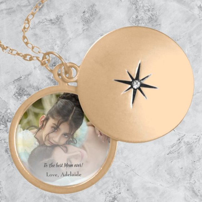 Best Mom Ever Photo Necklace (Best Mom Ever Photo Necklace)